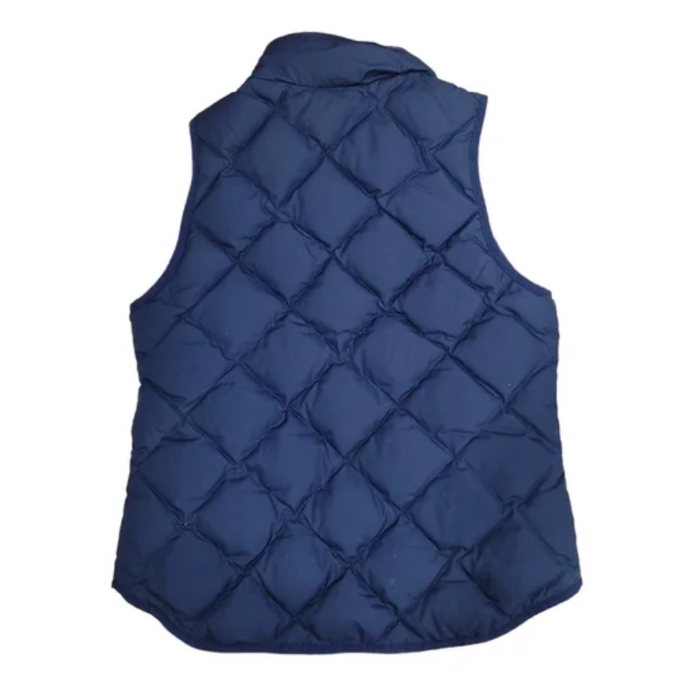 J. Crew Navy Quilted Vest - Picture 2 of 4